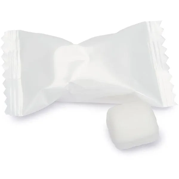White Wrapped Butter Mint Creams: 108-Piece Bag