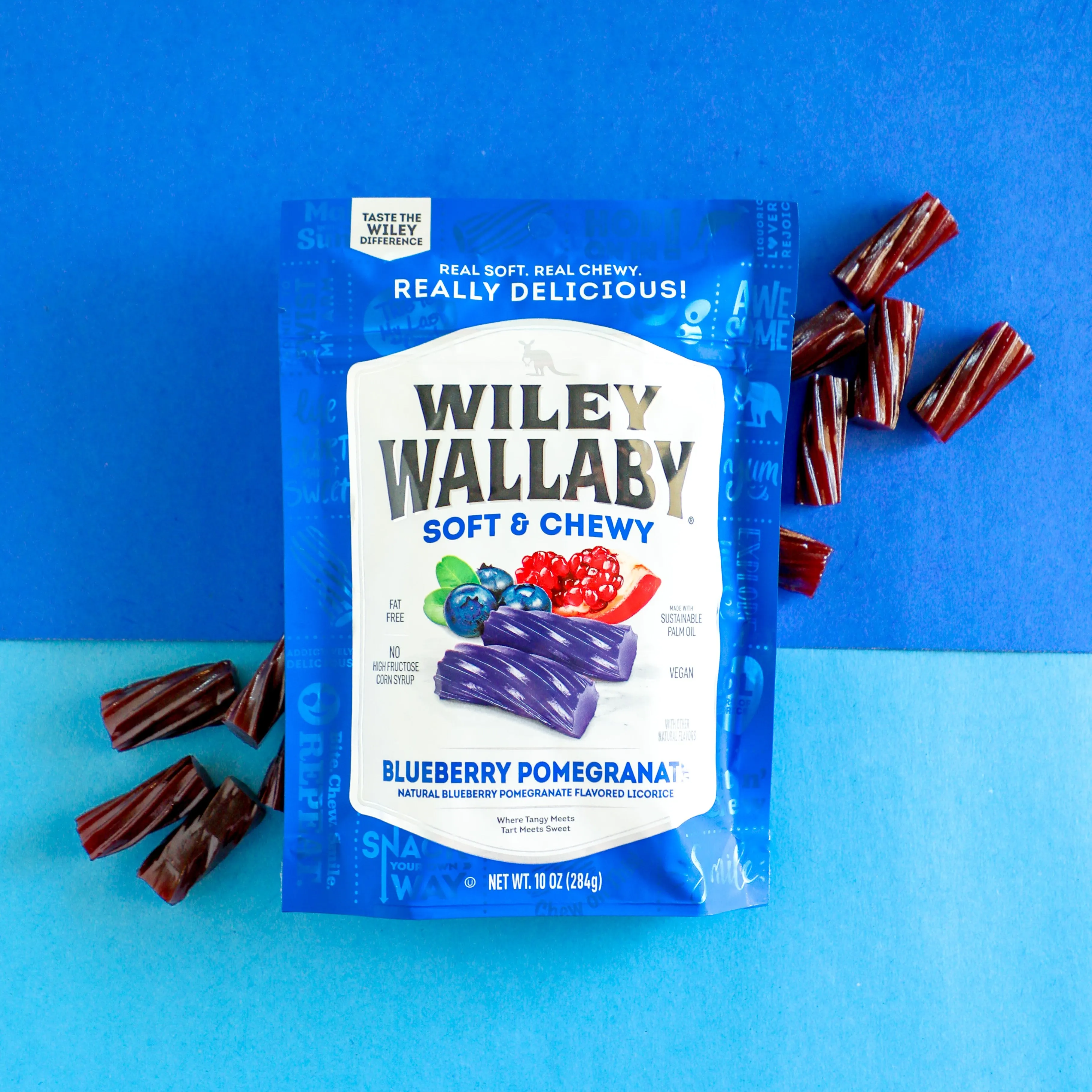 Wiley Wallaby Blueberry Pomegranate Licorice Bites : 10-Ounce Bag - Image 3