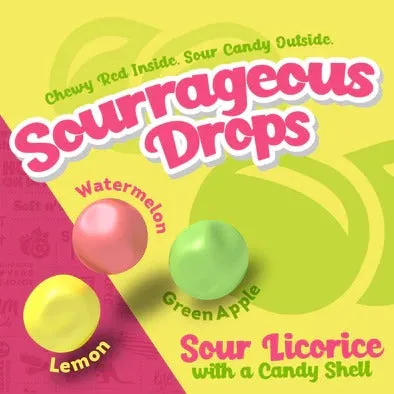 Wiley Wallaby Sourrageous Licorice Bites Packs: 18-Piece Box - Image 2