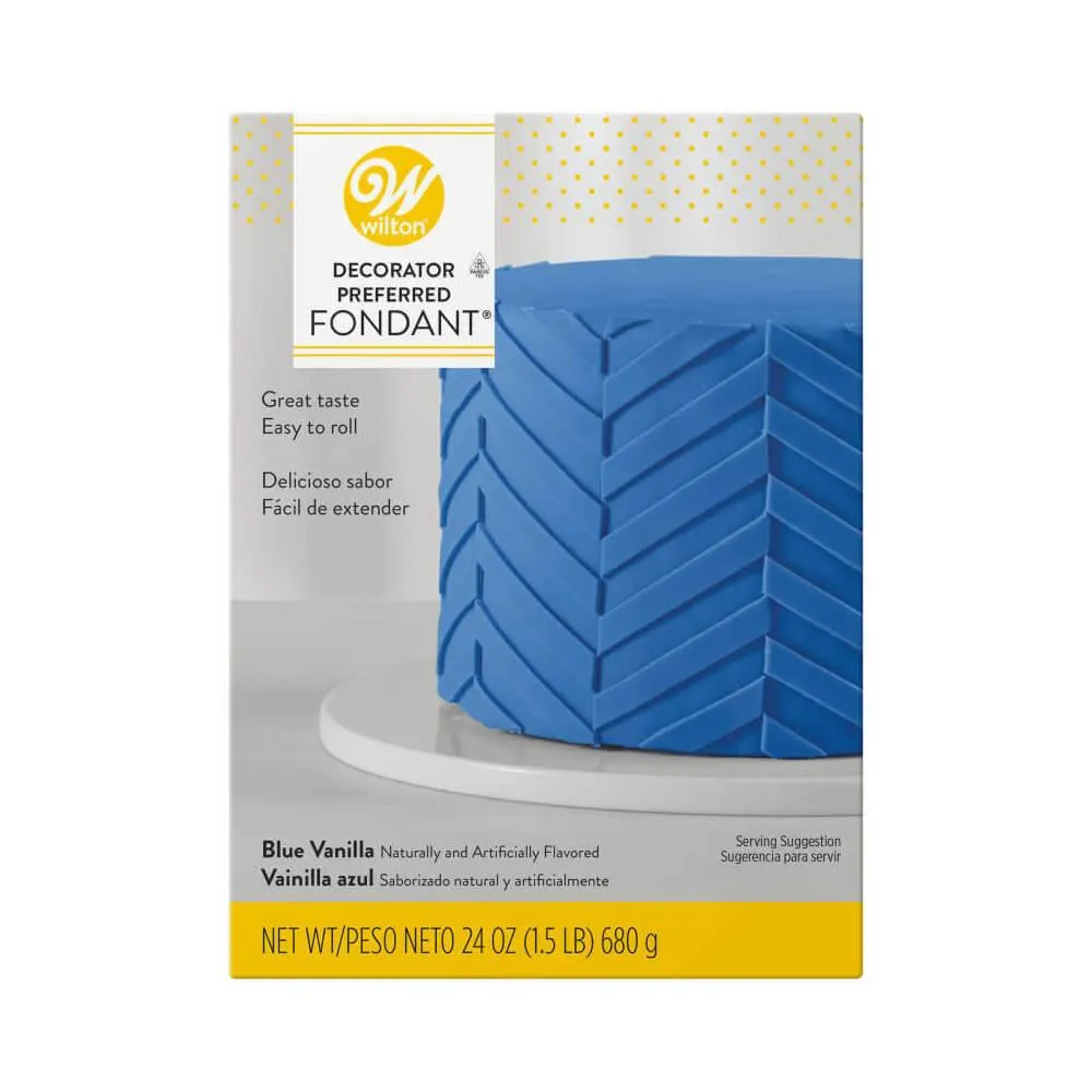 Wilton Decorator Preferred Fondant - Blue: 24-Ounce Package
