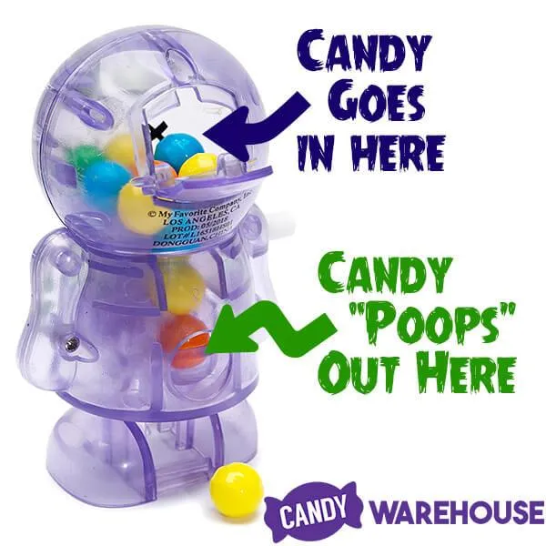 Treat Street Wind-up Halloween Glow-In-the-Dark Monster Candy Poopers: 8-Piece Set - Image 3