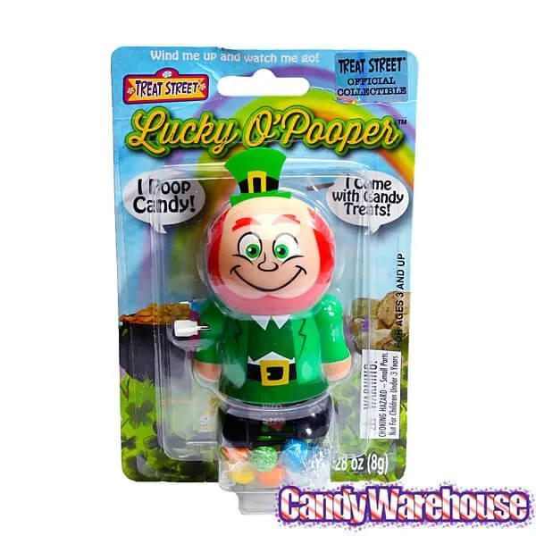 Treat Street Wind-up St. Patrick's Day Candy Poopers: 8-Piece Set - Image 2