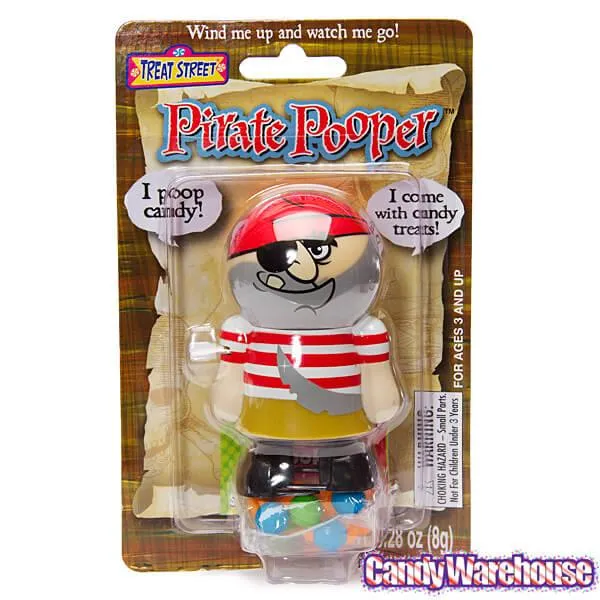 Treat Street Wind-up Pirate Candy Poopers: 3-Piece Set - Image 3