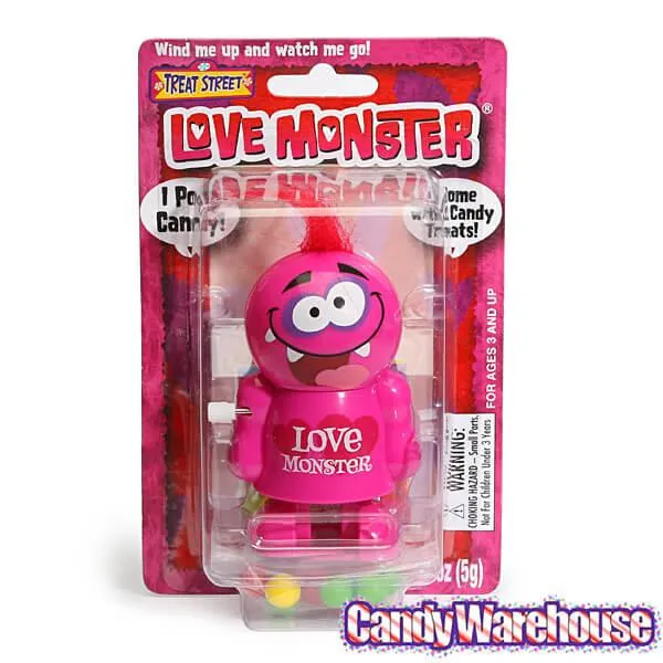 Treat Street Wind-up Valentine Love Monster Candy Poopers: 8-Piece Set - Image 4