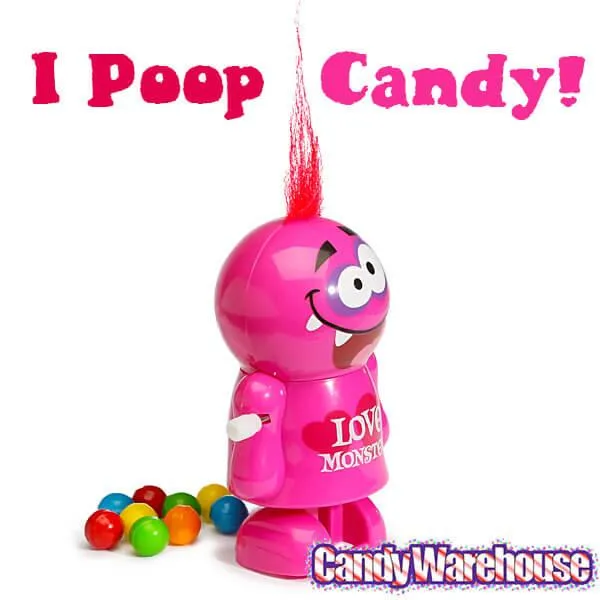 Treat Street Wind-up Valentine Love Monster Candy Poopers: 8-Piece Set - Image 5