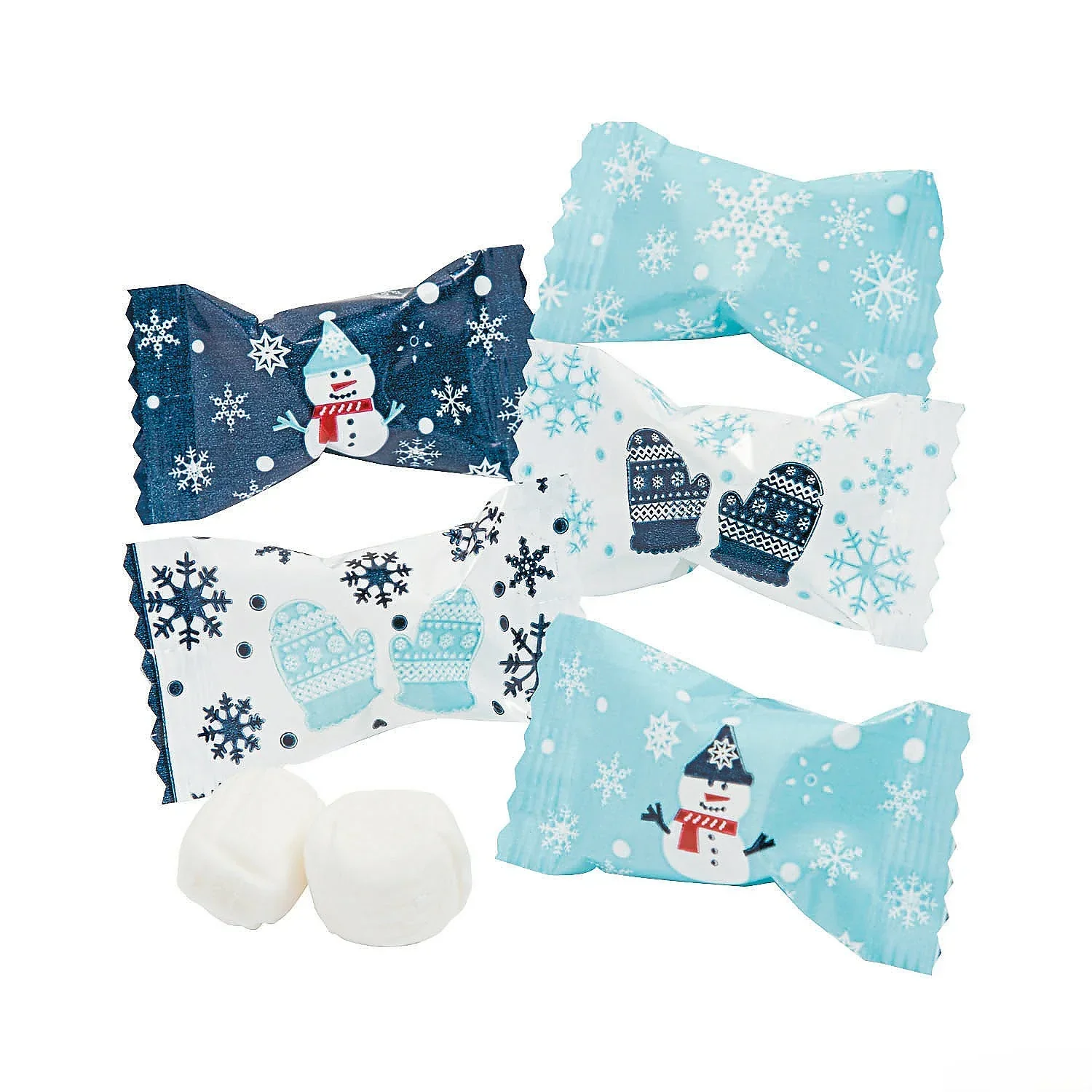 Winter and Christmas Buttermint Creams: 108-Piece Bag