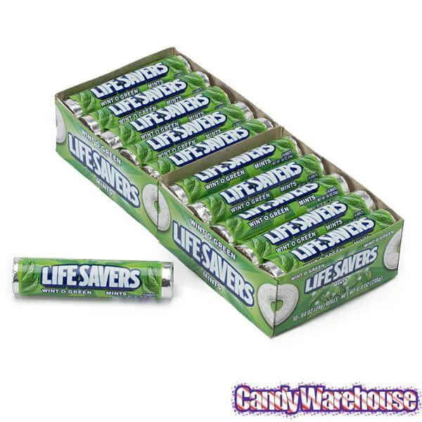 LifeSavers Mint Candy Rolls - Wint-O-Green: 20-Piece Pack - Image 2