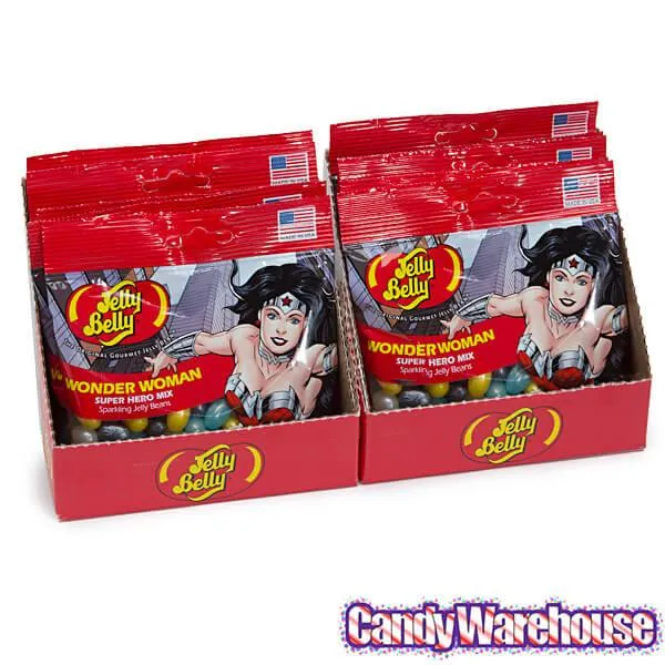 Jelly Belly Superheroes Jelly Beans 2.8-Ounce Bags - Wonder Woman: 12-Piece Display - Image 2