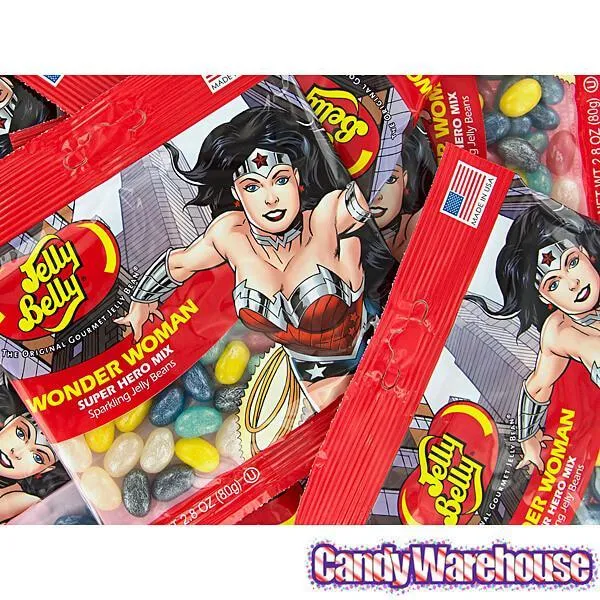 Jelly Belly Superheroes Jelly Beans 2.8-Ounce Bags - Wonder Woman: 12-Piece Display - Image 3