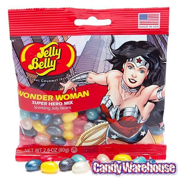 Jelly Belly Superheroes Jelly Beans 2.8-Ounce Bags - Wonder Woman: 12-Piece Display - Image 5