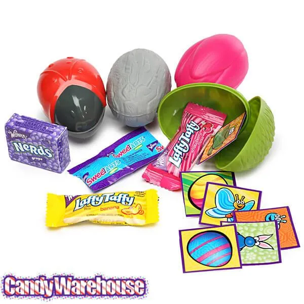Laffy Taffy - SweeTarts - Nerds Candy Filled Outdoor Easter Eggs: 12-Piece Box - Image 2