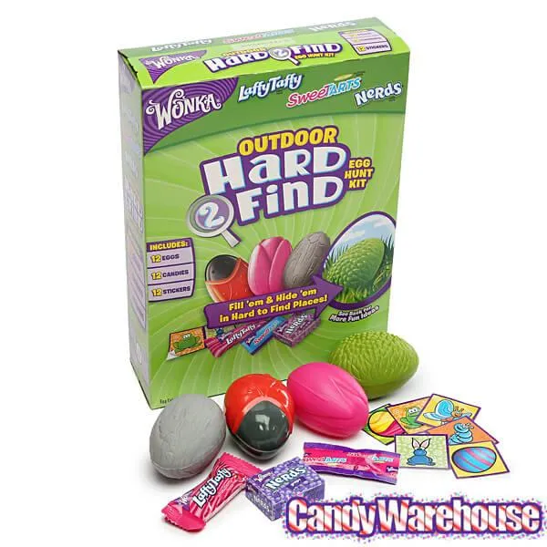 Laffy Taffy - SweeTarts - Nerds Candy Filled Outdoor Easter Eggs: 12-Piece Box - Image 3