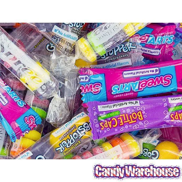Gobstopper - SweeTarts - Bottle Caps - Spree Assortment of Easter Egg Fillers Candy Packs: 18-Ounce Bag - Image 3