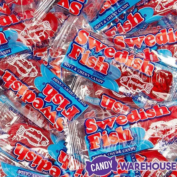 Red Swedish Fish Candy - Wrapped: 240-Piece Box - Image 4