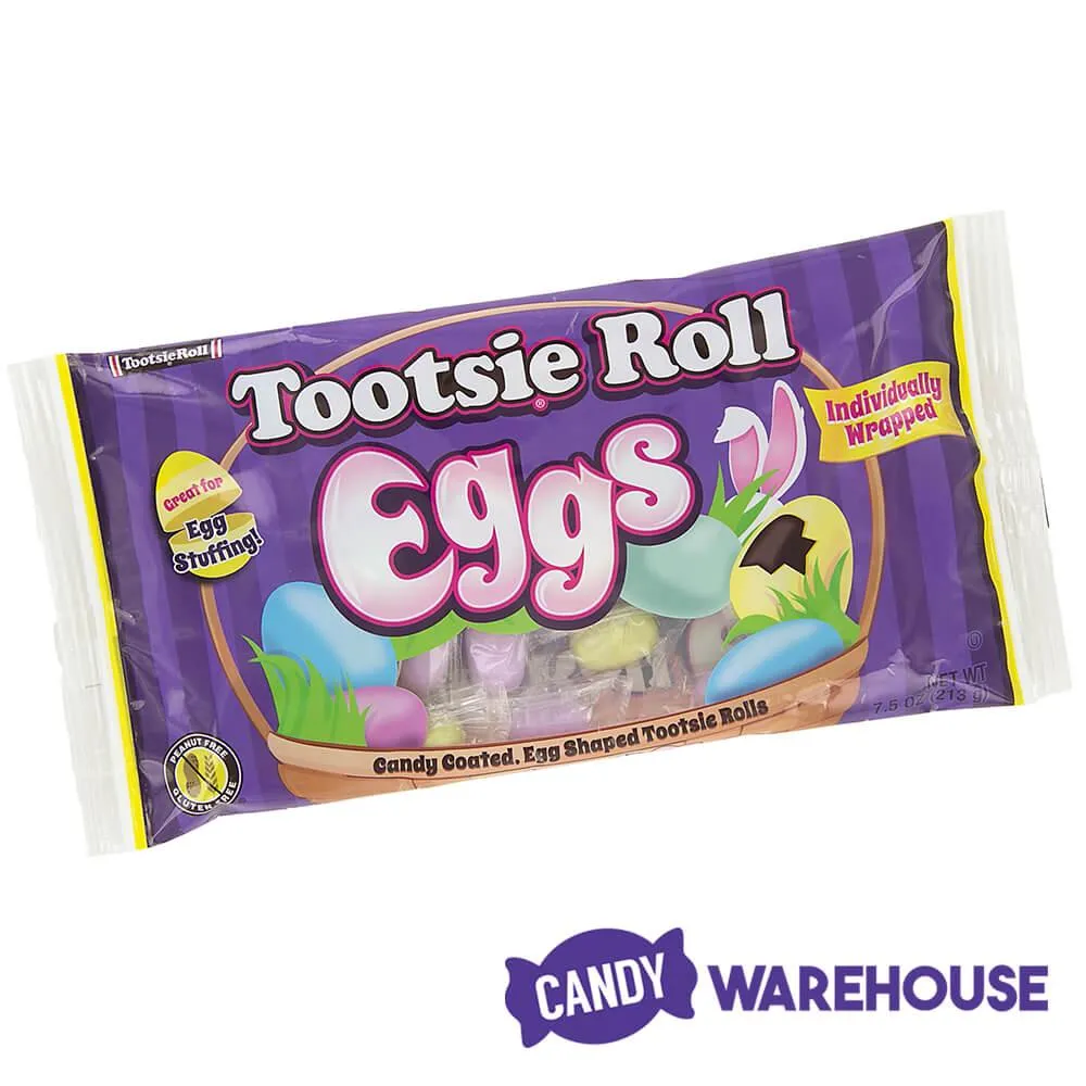 Easter Tootsie Roll Eggs - Wrapped: 7.5-Ounce Bag - Image 3
