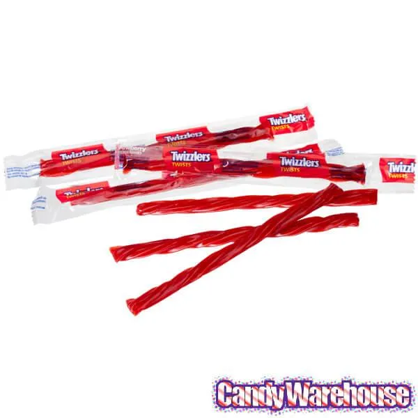 Twizzlers Strawberry Licorice Twists - Wrapped: 180-Piece Tub - Image 5