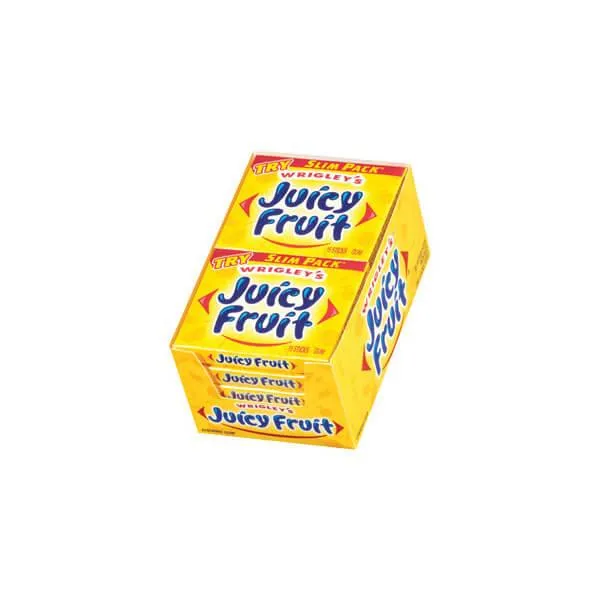 Wrigley's Juicy Fruit Gum 15 Slim Pack / Sticks: 10-Piece Box - Image 2