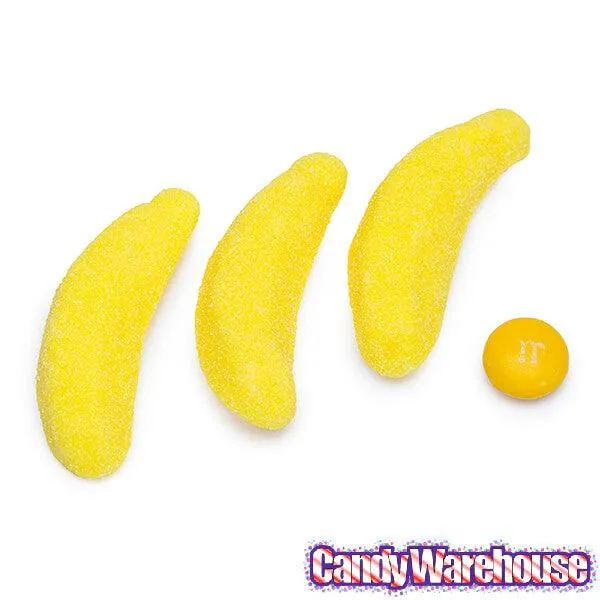 Yellow Gummy Bananas Candy: 2KG Bag - Image 2