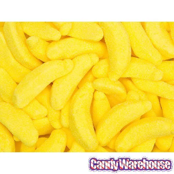 Yellow Gummy Bananas Candy: 2KG Bag - Image 4