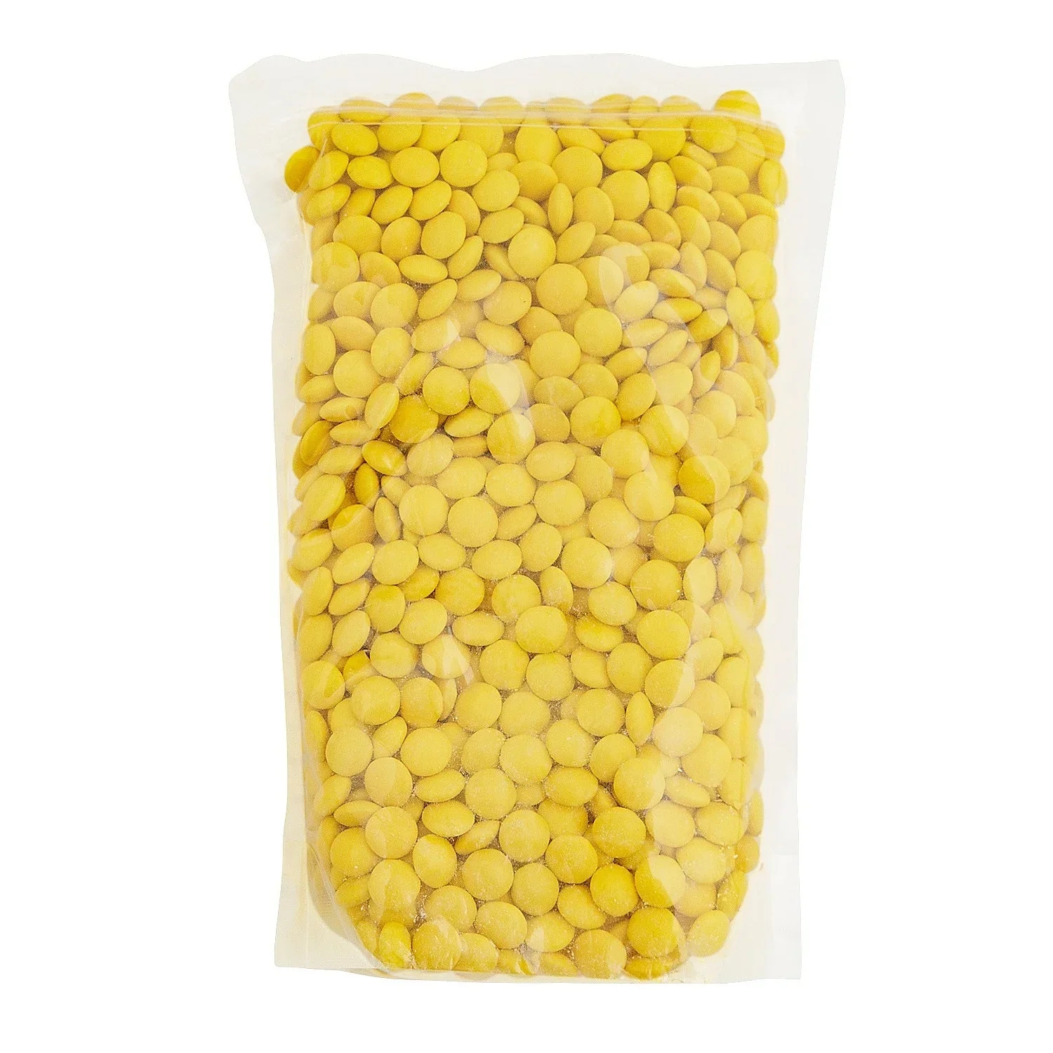Milk Chocolate Gems - Yellow: 2LB Bag - Image 2