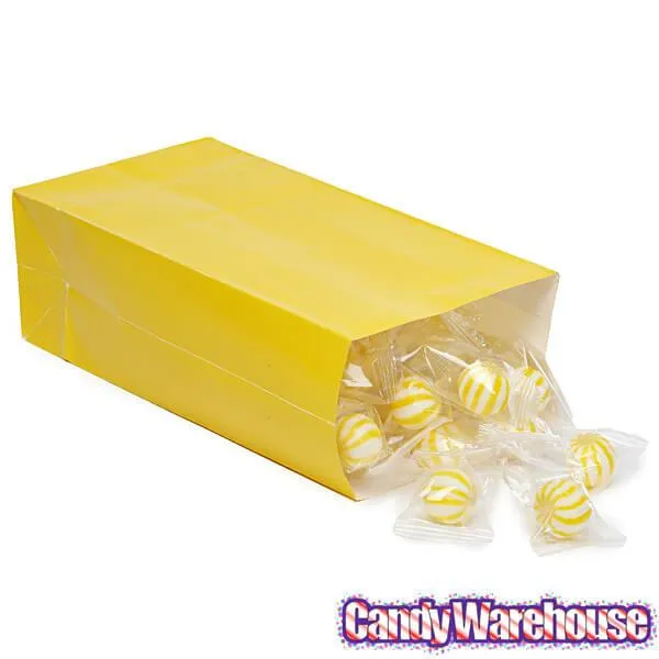 Mini Candy Treat Bags - Yellow: 24-Piece Bag - Image 2