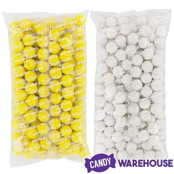 Gumballs Color Combo - Yellow and White: 4LB Box - Image 4