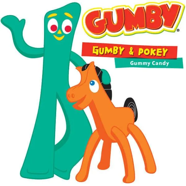 YumJunkie Gumby & Pokey Gummies 6-Ounce Peg Bags: 12-Piece Box - Image 4