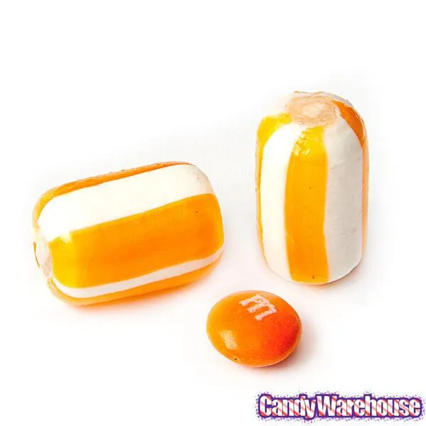 YumJunkie Sassy Cylinders Orange Striped Hard Candy: 5LB Bag - Image 4