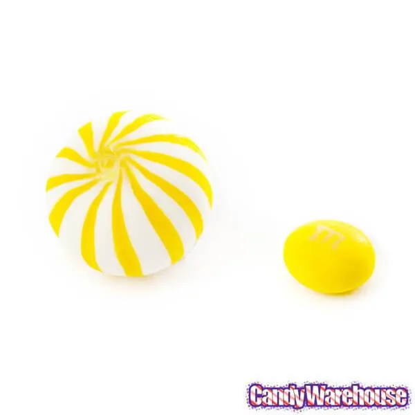 YumJunkie Sassy Spheres Banana Yellow Striped Candy Balls: 5LB Bag - Image 4