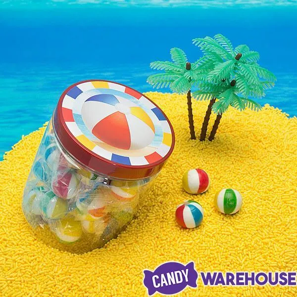 YumJunkie Sassy Spheres Jumbo Beach Balls Hard Candy: 35-Piece Jar - Image 2