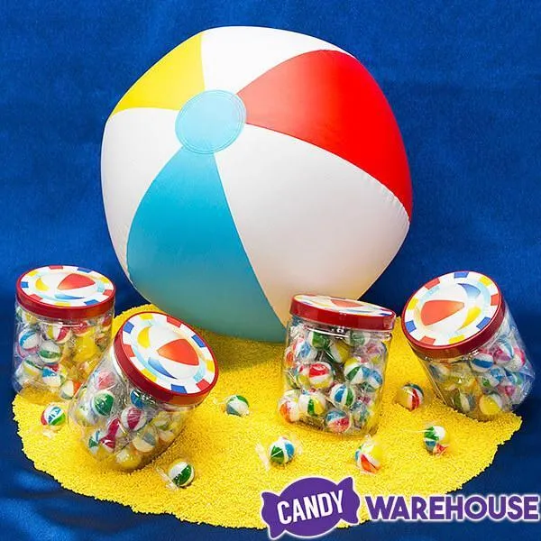 YumJunkie Sassy Spheres Jumbo Beach Balls Hard Candy: 35-Piece Jar - Image 6
