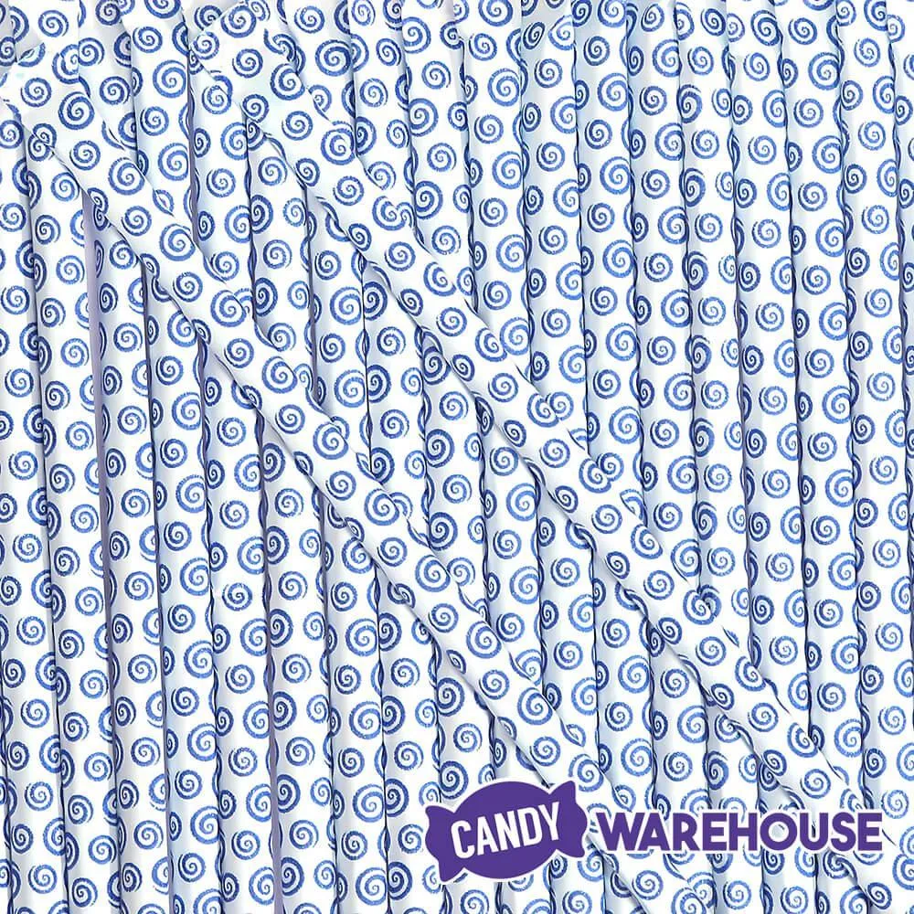 YumJunkie Sassy Straws Candy Powder Filled Mini Straws - Blueberry: 50-Piece Bag - Image 5
