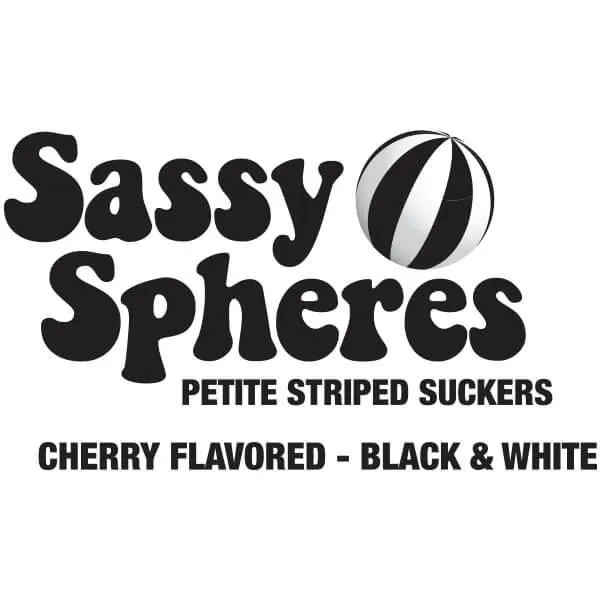 YumJunkie Sassy Spheres Cherry Black Striped Ball Lollipops - Petite: 400-Piece Bag - Image 4