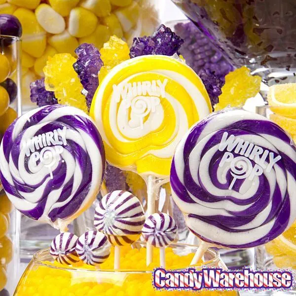 YumJunkie Sassy Spheres Grape Purple Striped Ball Lollipops - Petite: 400-Piece Bag - Image 6