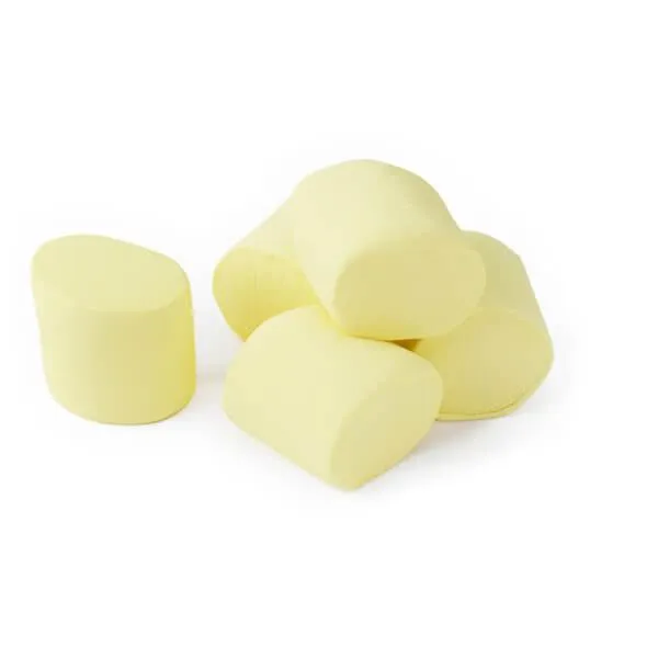 YumJunkie Pastel Yellow Big Fat Giant Marshmallows: 25-Piece Bag