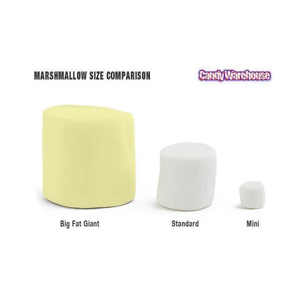 YumJunkie Pastel Yellow Big Fat Giant Marshmallows: 25-Piece Bag - Image 3