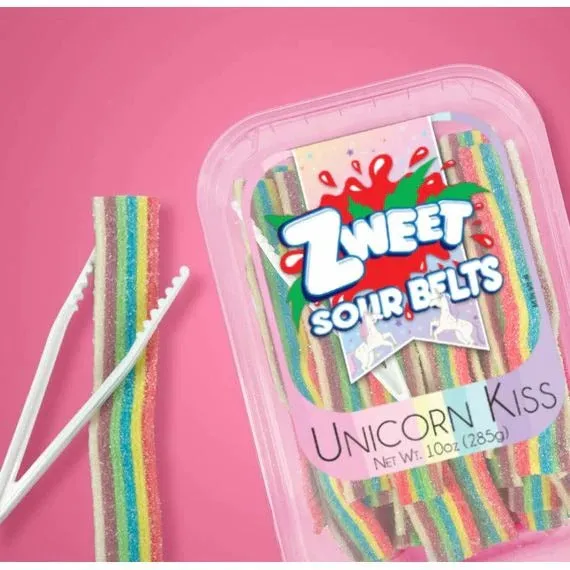 Zweet Unicorn Kiss Sour Belts: 6-Piece Box - Image 2