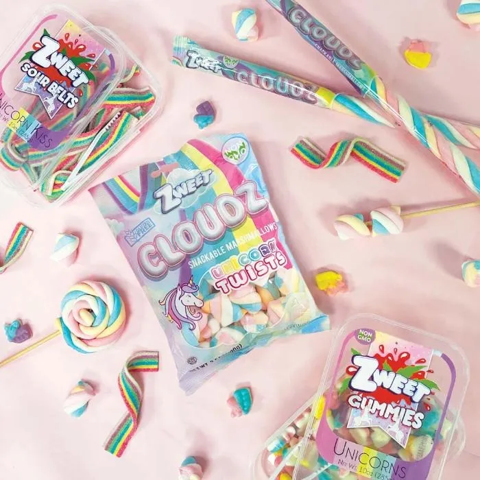 Zweet Unicorn Kiss Sour Belts: 6-Piece Box - Image 3